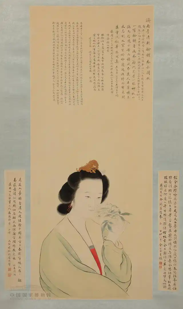 李清照像（国家博物馆供图）港澳宝典资料大全展柜